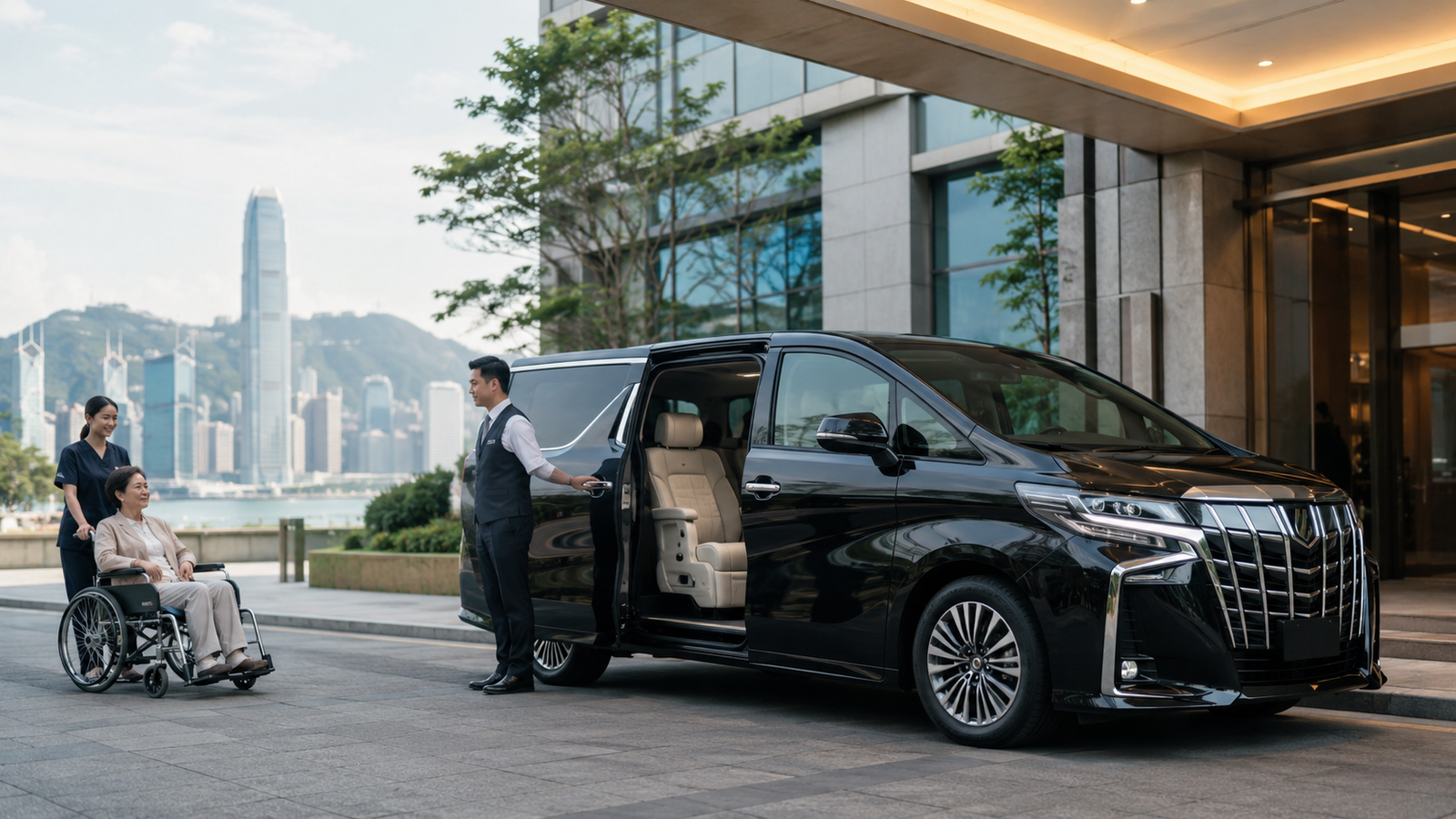 Cross-border medical transfer vehicle between Hong Kong and Shenzhen hospital